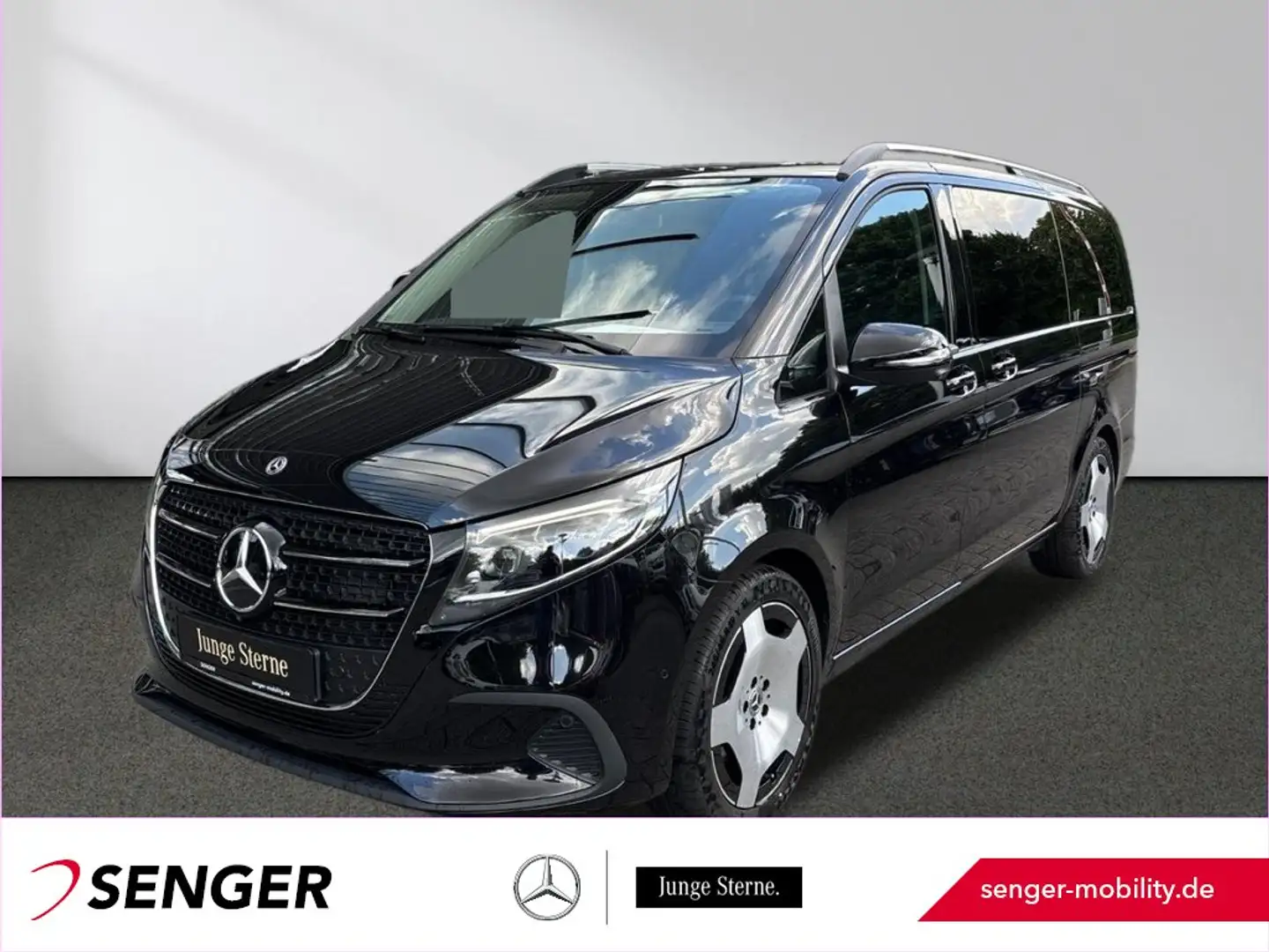 Mercedes-Benz V 300 d Style lang MBUX Distro. AHK2,5t 360° 9G Schwarz - 1