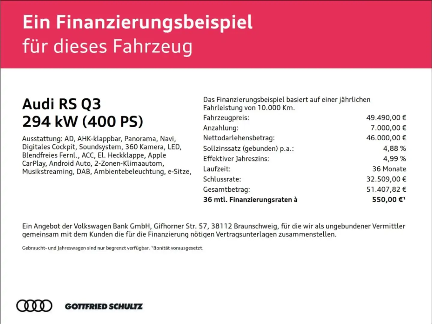 Audi RS Q3 Sb. LED NAVI AHK SPORTABGAS 280 KM/H Bleu - 2