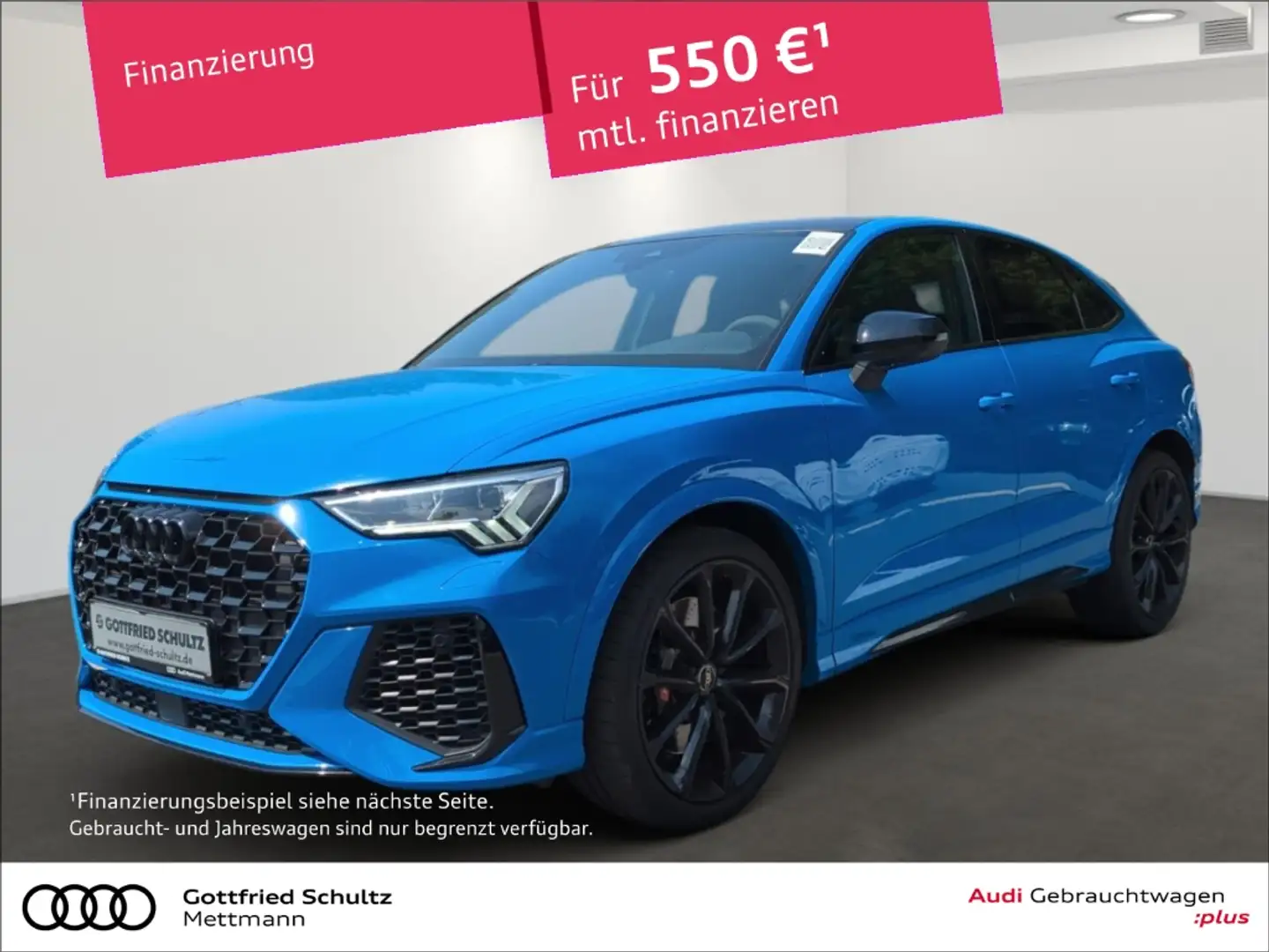Audi RS Q3 Sb. LED NAVI AHK SPORTABGAS 280 KM/H Blauw - 1