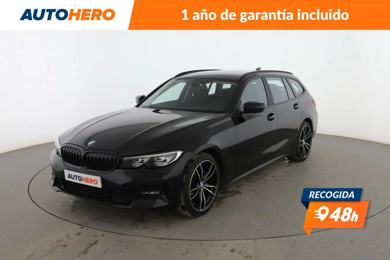 BMW 318 318d Touring HEV Zwart - 1