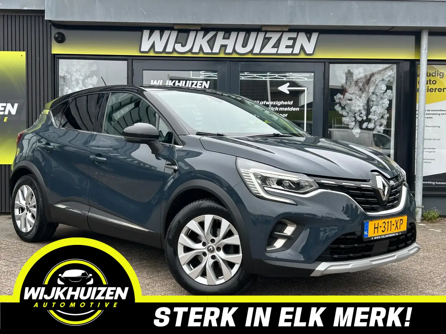 Renault Captur 1.0 TCe 100 Intens met Led !!! Apple Carplay !!! L Blauw - 1