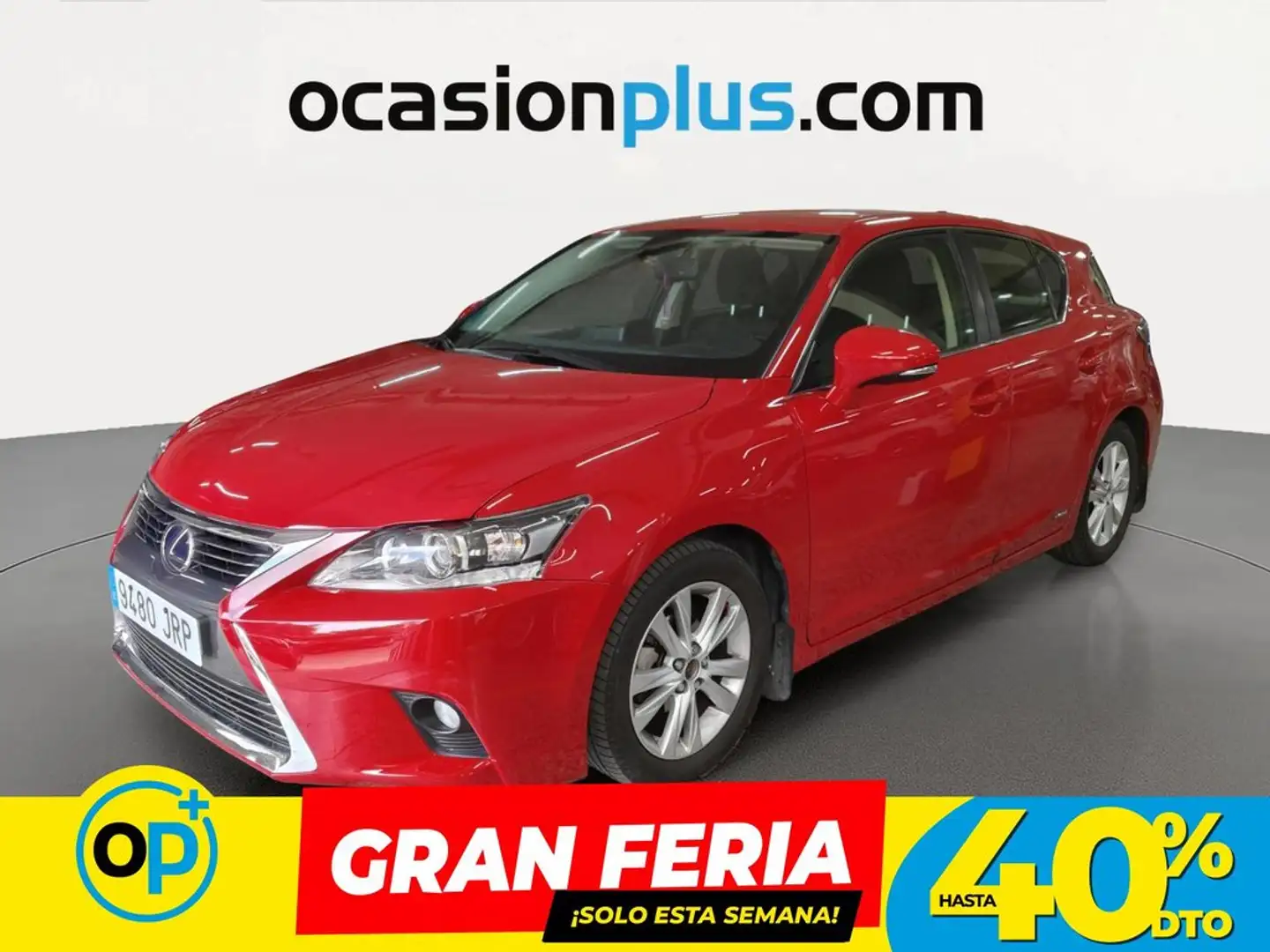 Lexus CT 200h Executive+Navibox Rojo - 1
