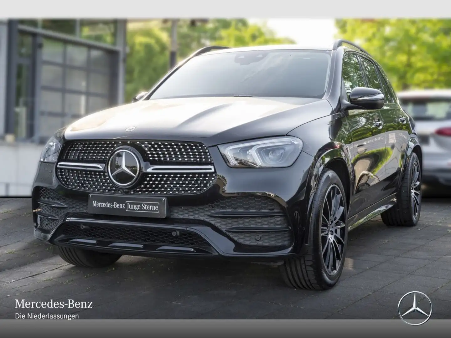 Mercedes-Benz GLE 350 de 4M AMG+NIGHT+PANO+AHK+LED+FAHRASS+21" Noir - 2