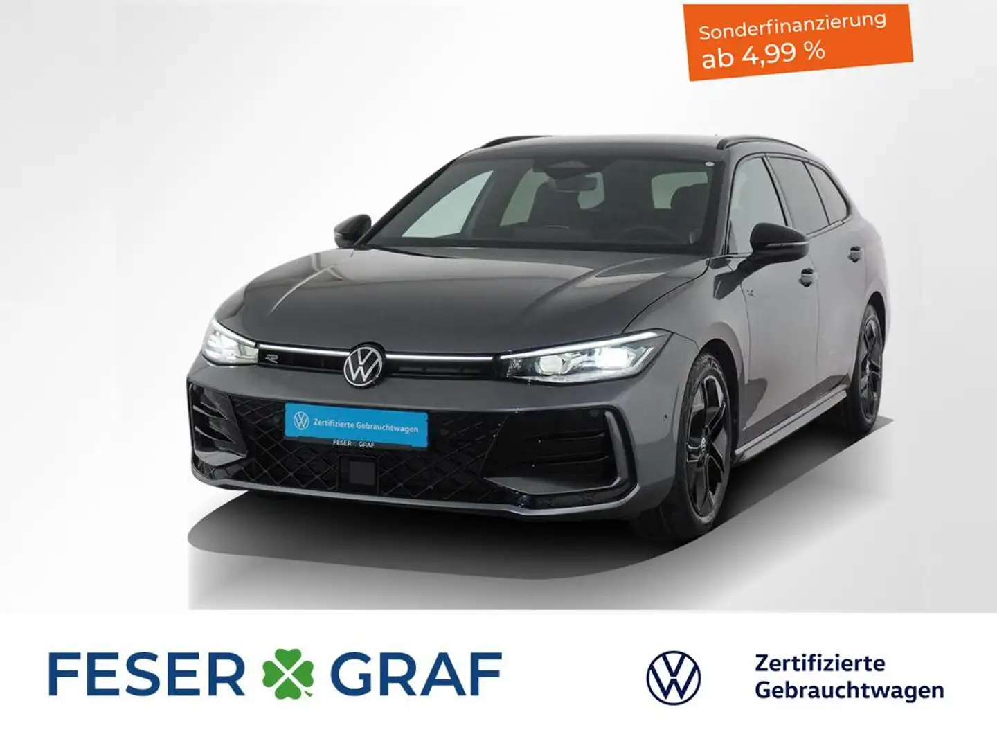 Volkswagen Passat Variant TDI R-Line BlackStyle Head-Up LED Grau - 1