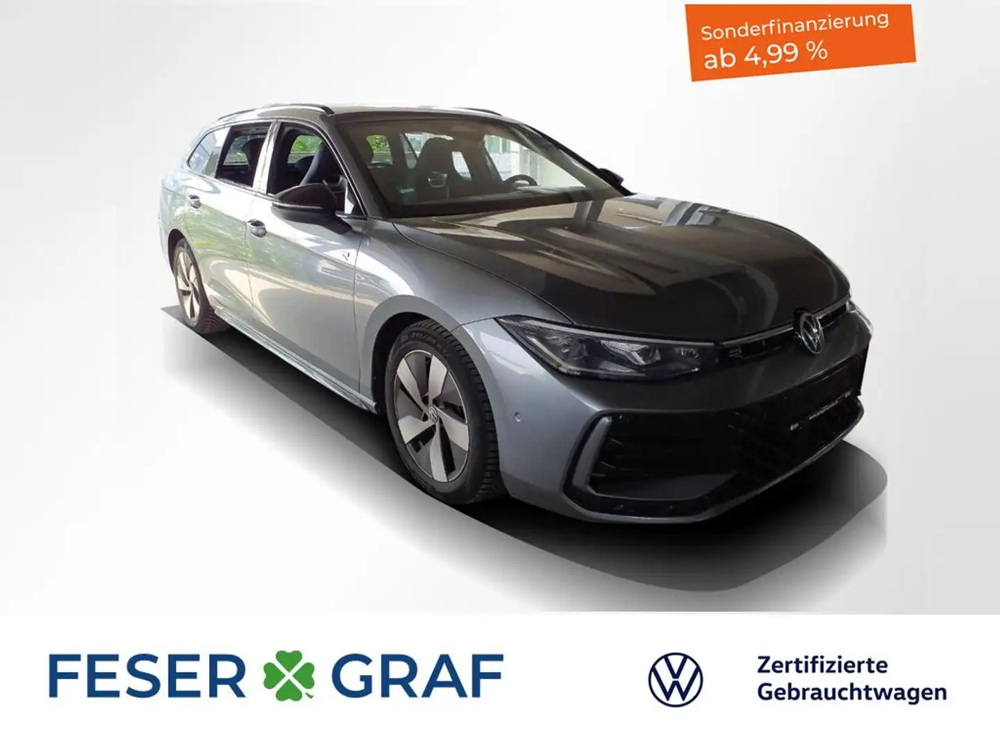 Volkswagen Passat Variant 2.0TDI R-Line DSG BlackStyle Head-up-Display LED Grau - 1