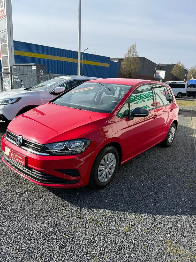 Volkswagen Golf Sportsvan +EURO6,LETZTE INSPEKTION BEI 50TKM Piros - 1