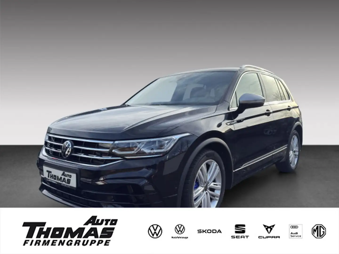 Volkswagen Tiguan 2.0 DSG TSI R 4Motion Klima SHZ Schwarz - 1
