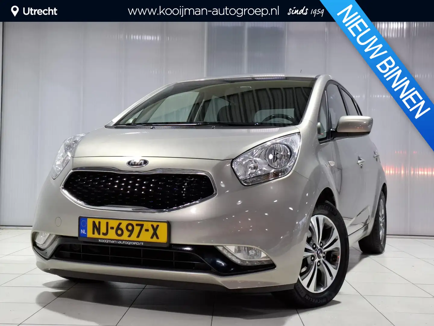 Kia Venga 1.4 CVVT DynamicPLusLine Super compleet, Navigatie Gris - 1