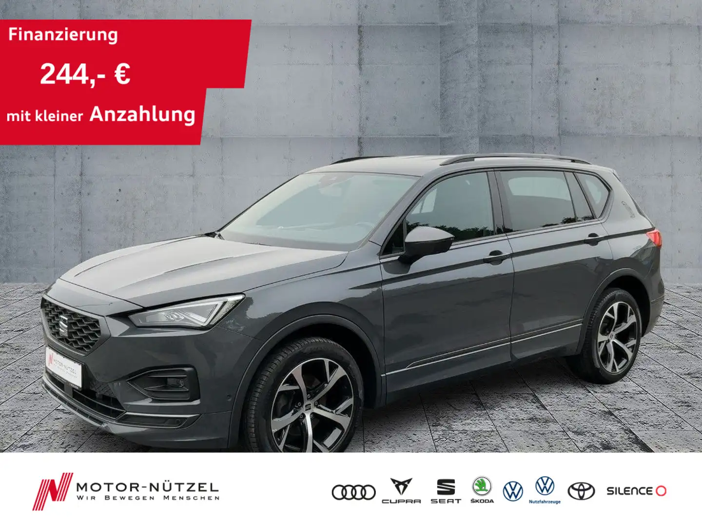 SEAT Tarraco 2.0 TDI DSG FR-LINE LED+NAVI+STDHZG+AHK Gris - 1