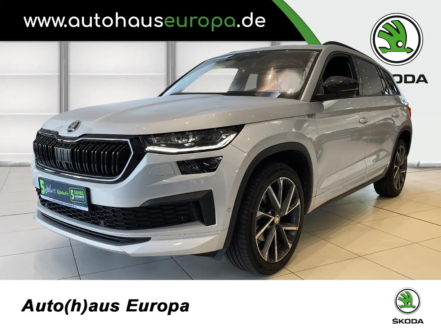 Skoda Kodiaq 1.5 TSI ACT Sportline ACC FLA Pano 4xSHZ Stříbrná - 1