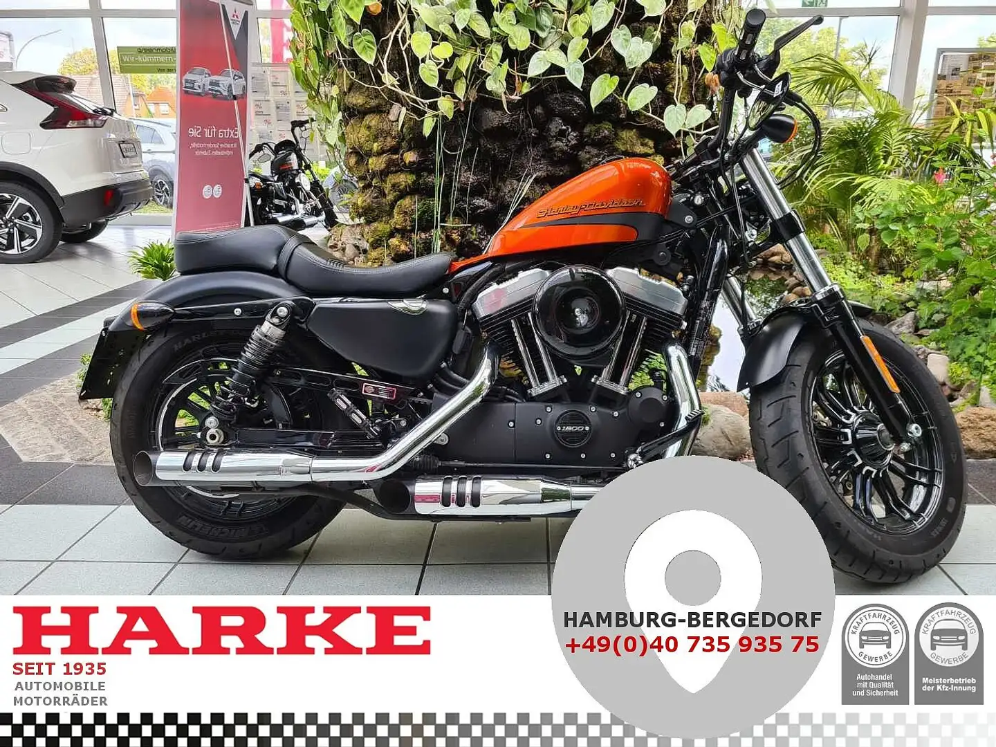 Harley-Davidson XL 1200 X Sportster Forty Eight 48 ABS Special Portocaliu - 1