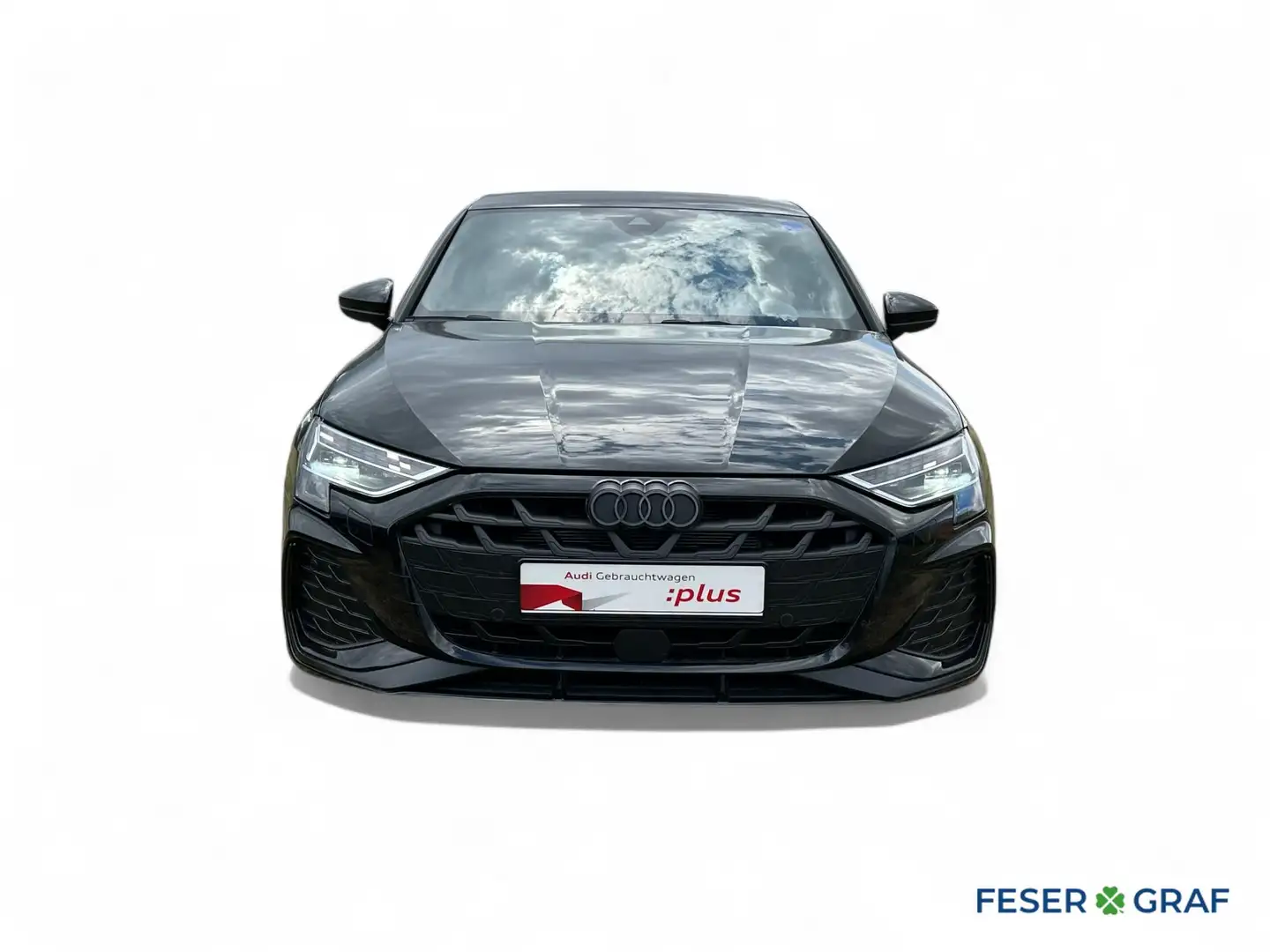 Audi A3 Autom. 2xS-Line,LED,RFK,NAVI,SHZ Schwarz - 2