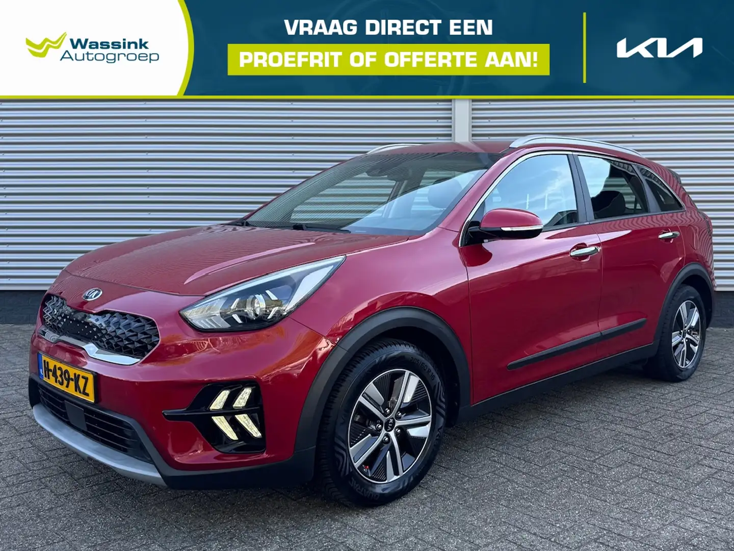 Kia Niro 1.6 GDi Hybrid 141pk DCT6 DynamicLine | Navigatie Rouge - 1