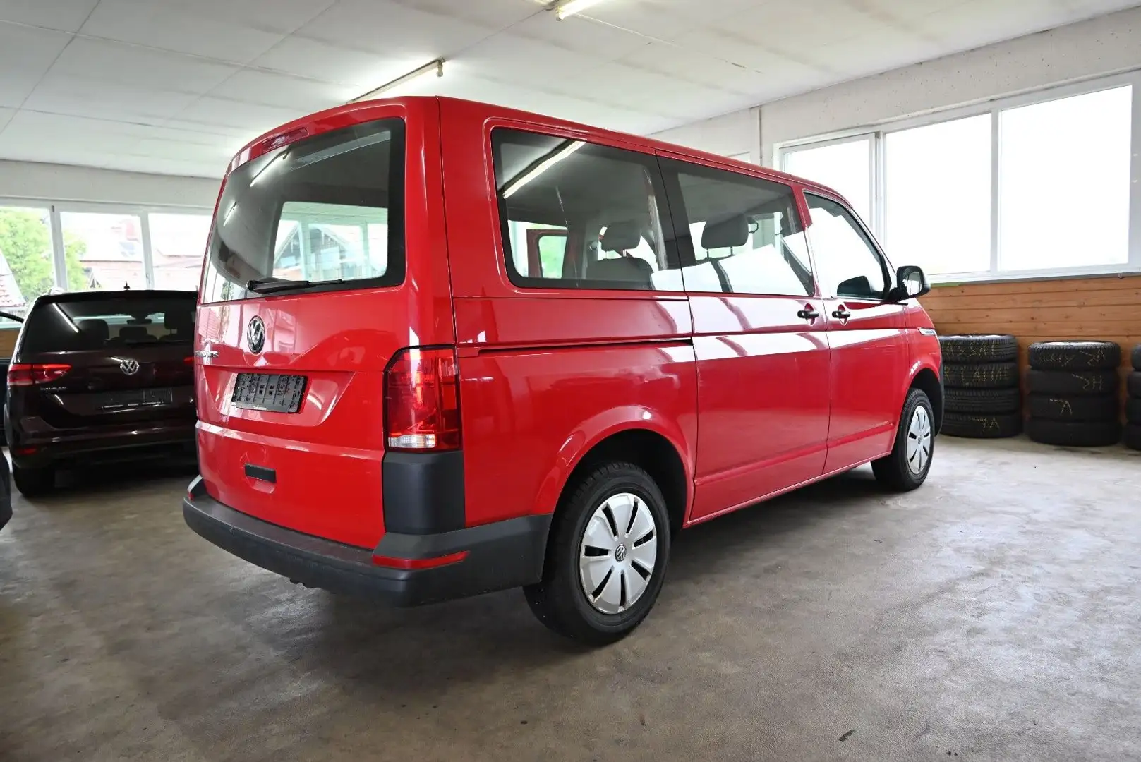 Volkswagen T6 Transporter /Fenster/2 Schiebet./Standhzg Rosso - 2