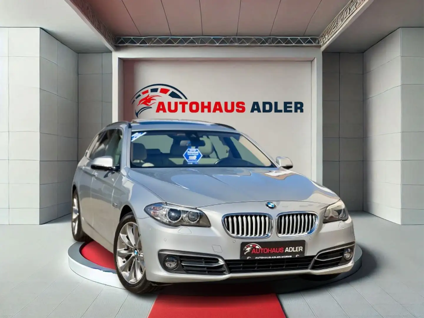 BMW 525 d Kombi MODERN*360°PANO*HUD*LED*SH*STANDH*EU6 Silber - 1