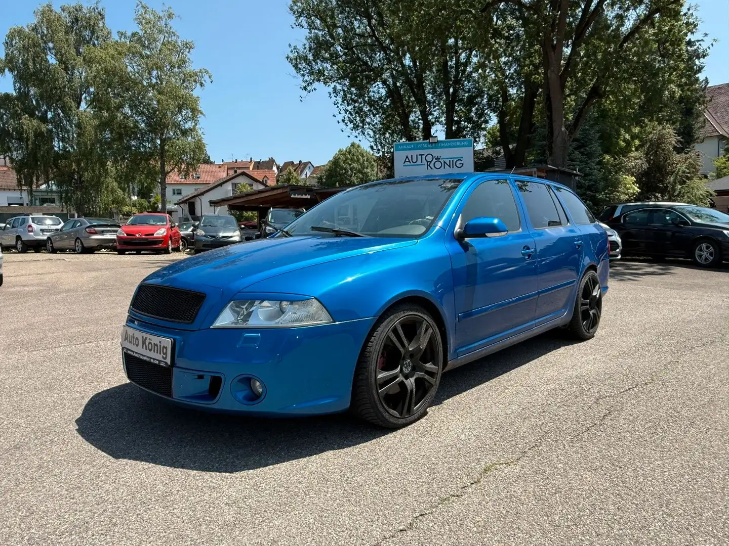 Skoda Octavia Combi RS*KLIMAAUT*PDC*SHZ*TEMP* Bleu - 1
