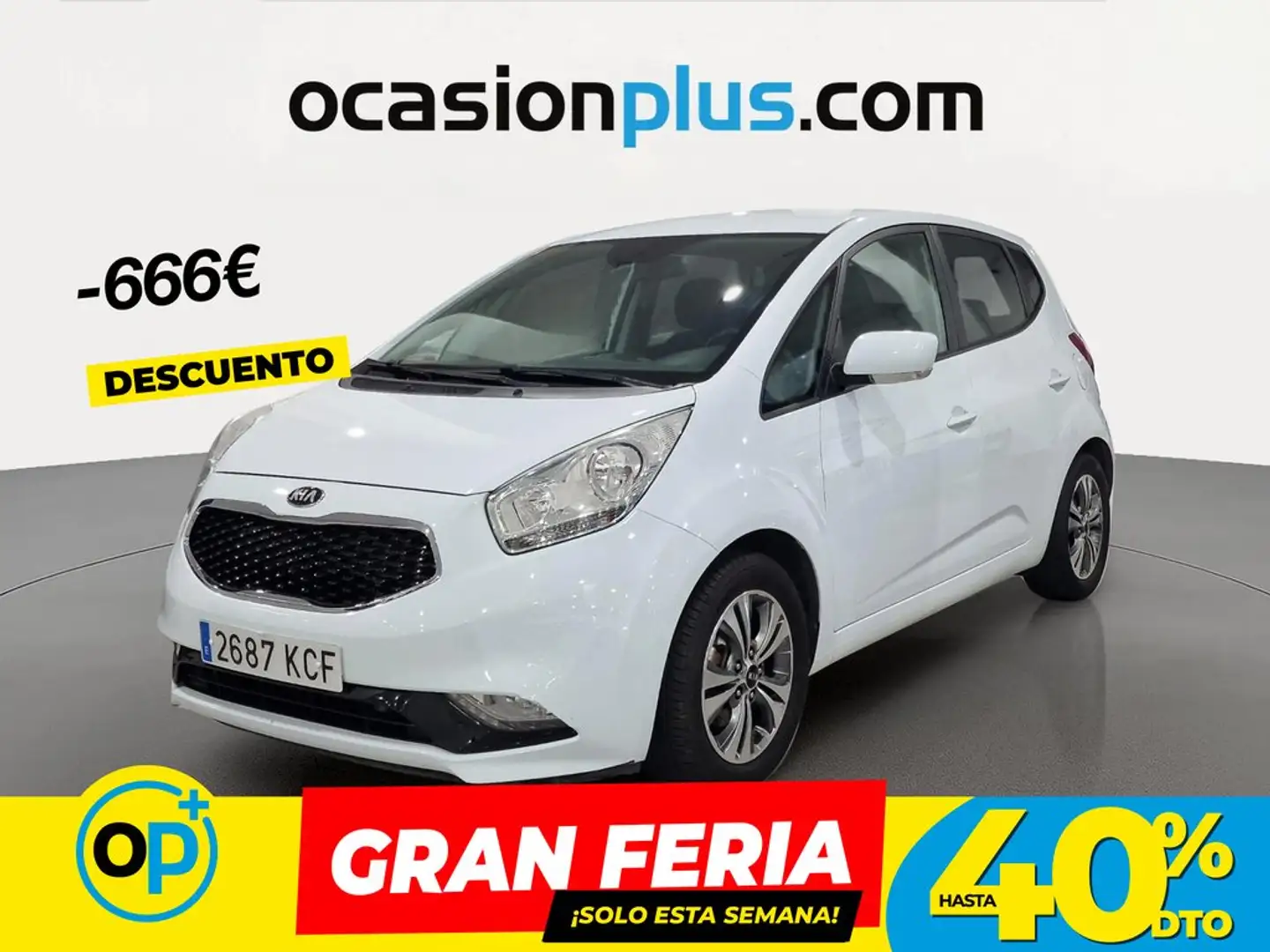 Kia Venga 1.6CRDi VGT Drive 128 Blanco - 1