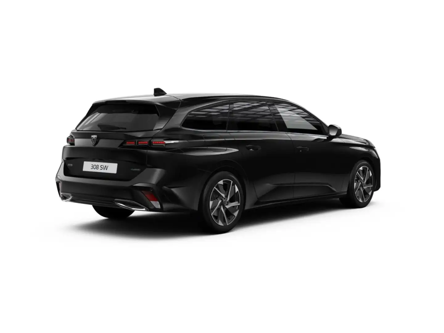 Peugeot 308 Allure | 17" lichtmetalen velgen 'HALONG' | Achter Zwart - 2
