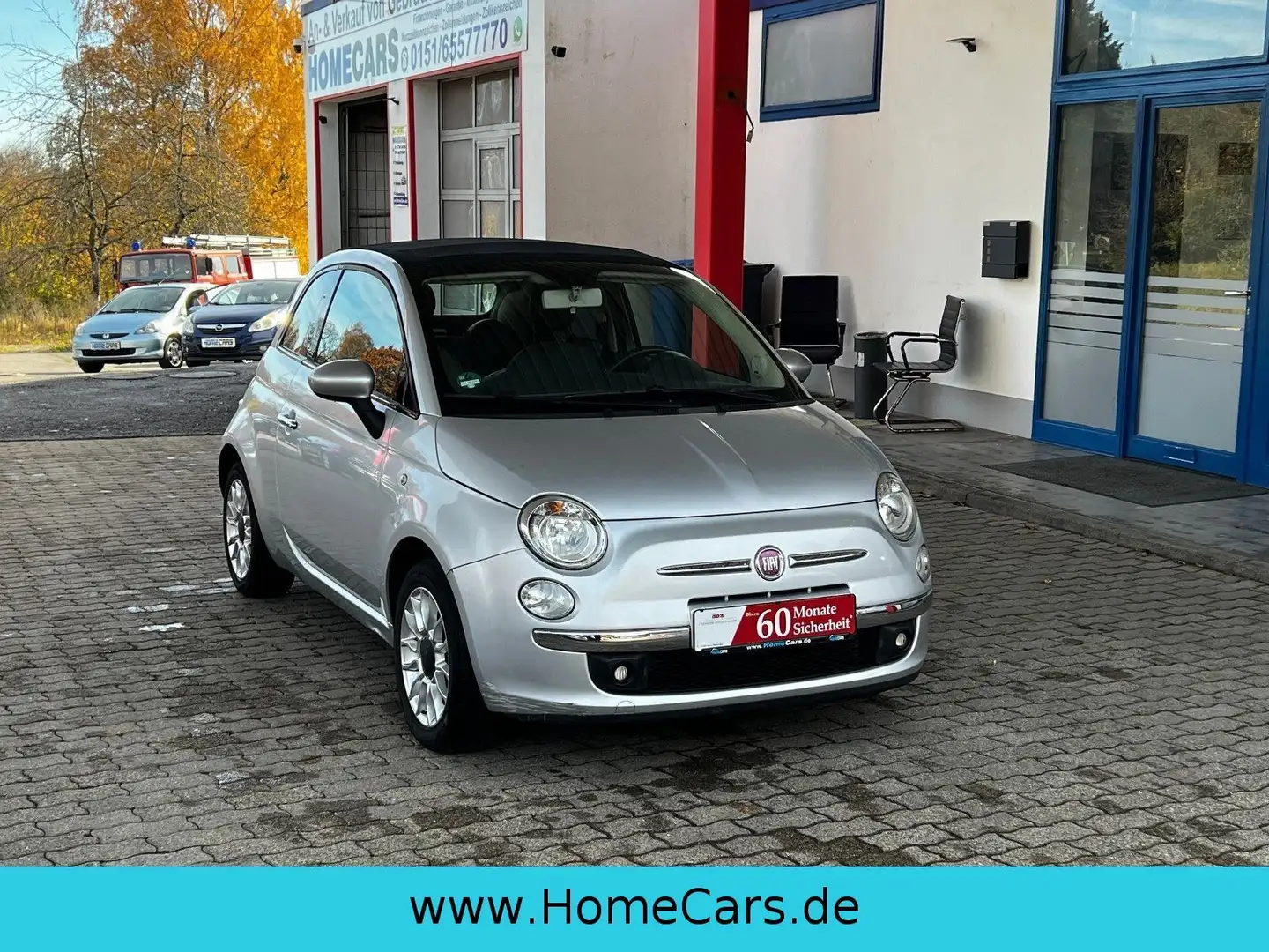 Fiat 500C 500 Cabrio - Benzin - TÜV 11/2027 Silber - 2