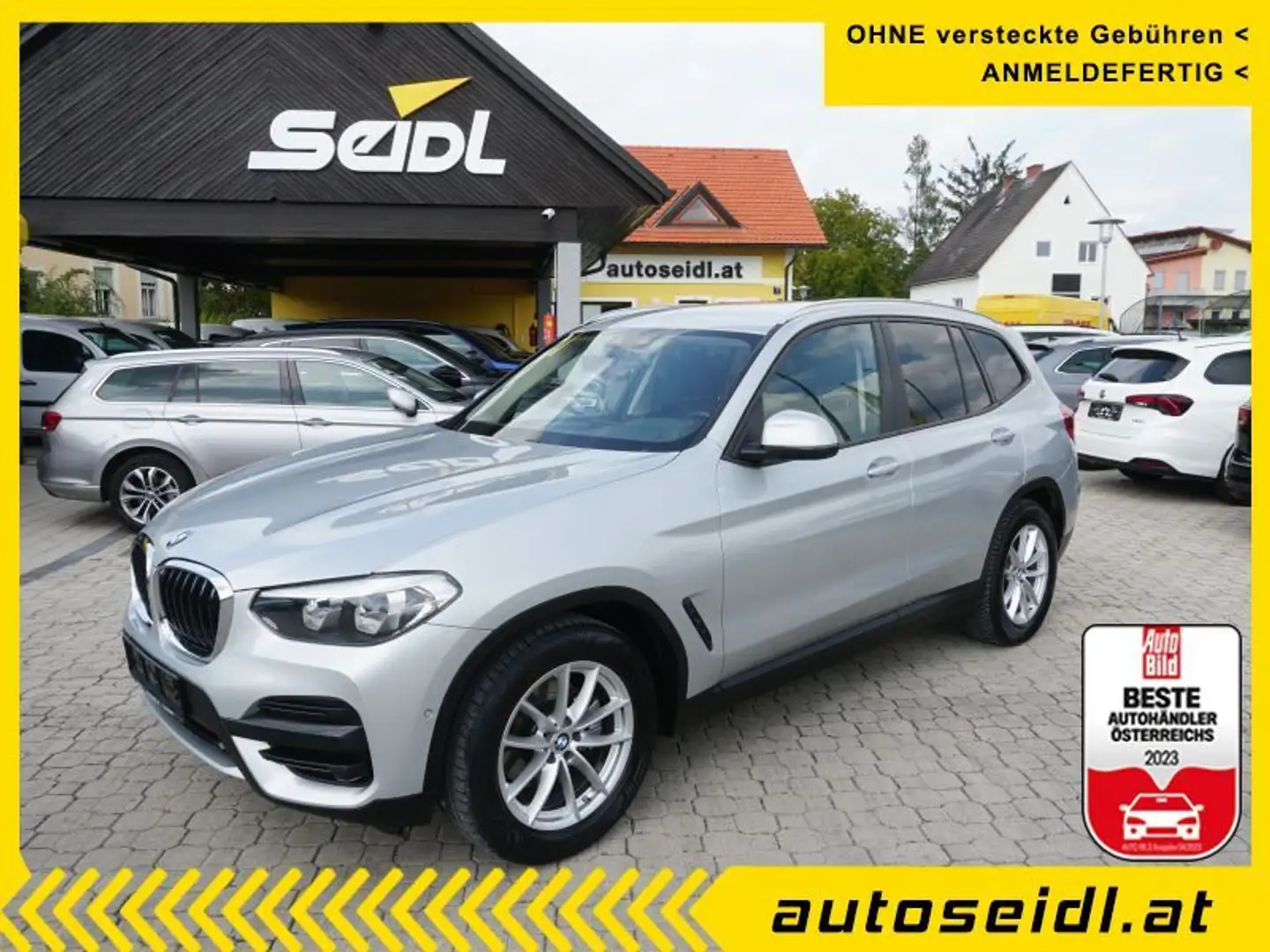 BMW X3 sDrive 18d Aut. *MOTOR NEU!* Argintiu - 1