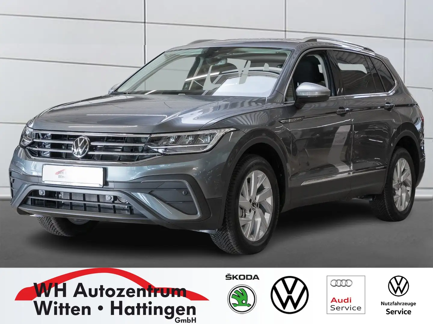Volkswagen Tiguan Allspace 1,5 TSI DSG Life NAVI AHK REARVIEW LED GJ-REIFEN Grau - 1