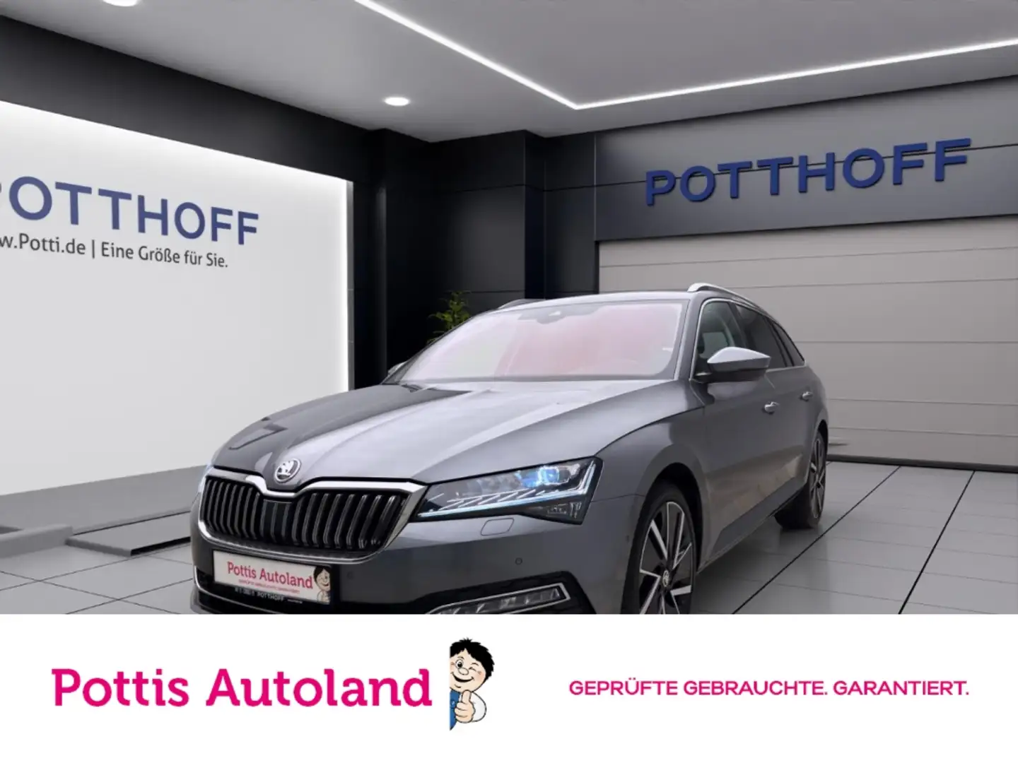 Skoda Superb Combi 2.0 TDI DSG STYLE STANDHZG MATRIX ACC Grau - 1