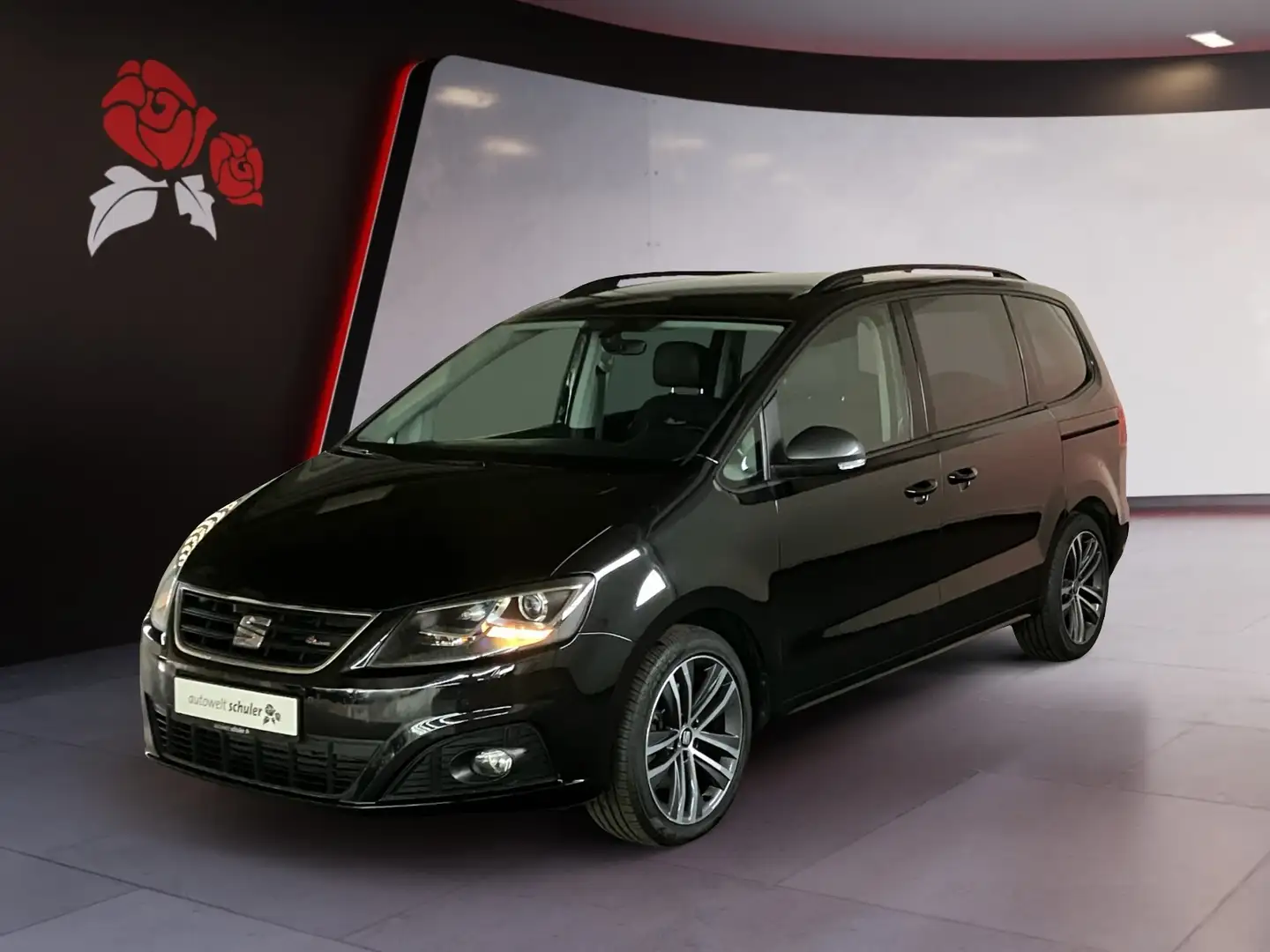 SEAT Alhambra 1.4 TSI DSG FR 7-Sitzer Xenon Navi Rfk SHZ Чорний - 2