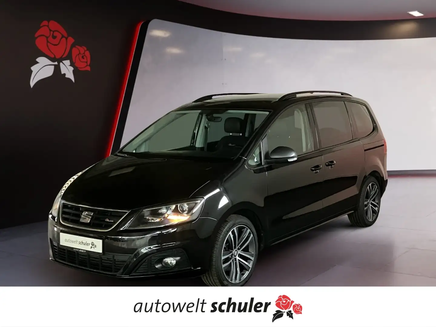 SEAT Alhambra 1.4 TSI DSG FR 7-Sitzer Xenon Navi Rfk SHZ Чорний - 1