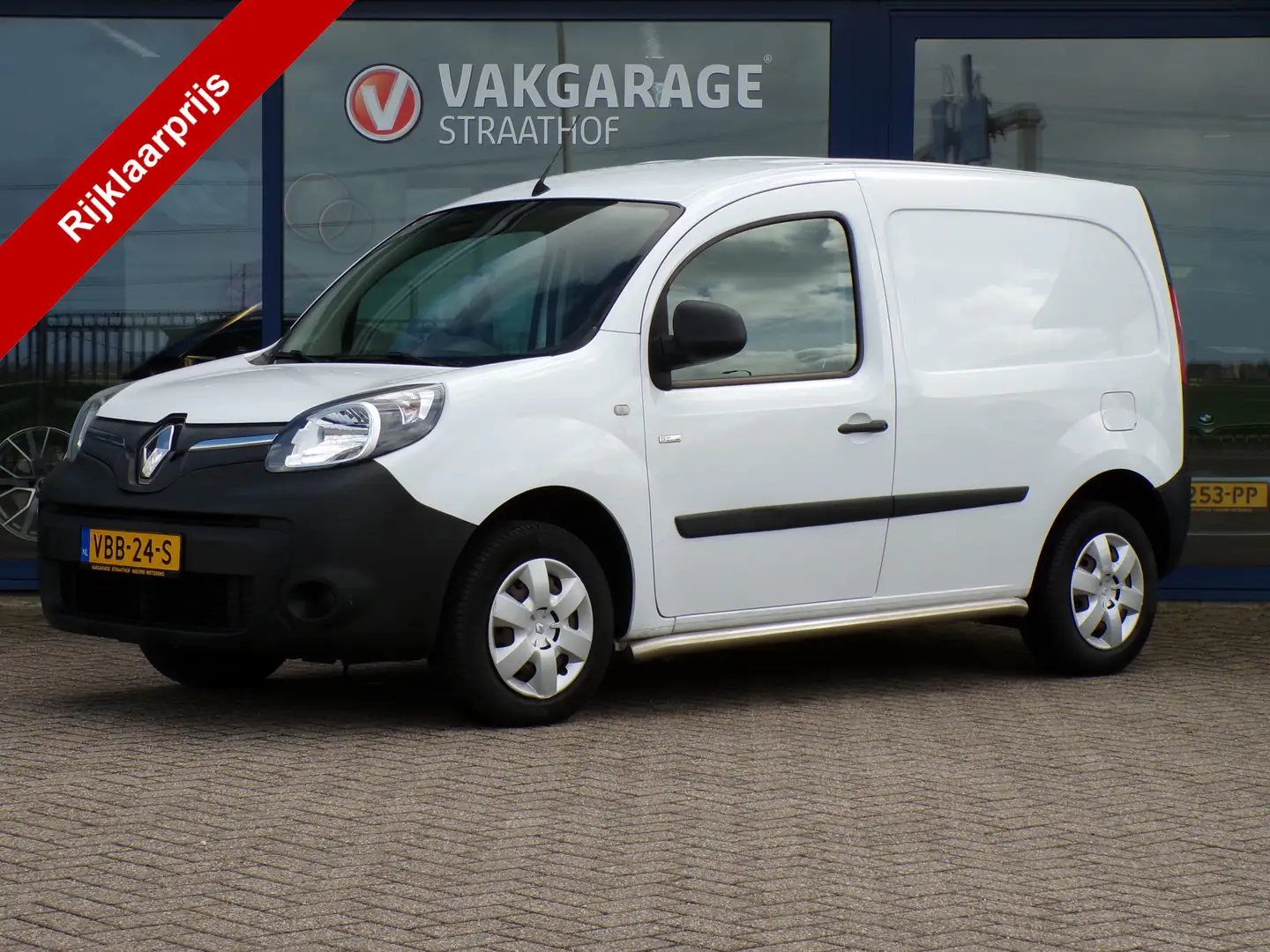 Renault Kangoo Z.E. incl. Accu / Schuifdeur rechts / Airco / Navigatie Weiß - 1