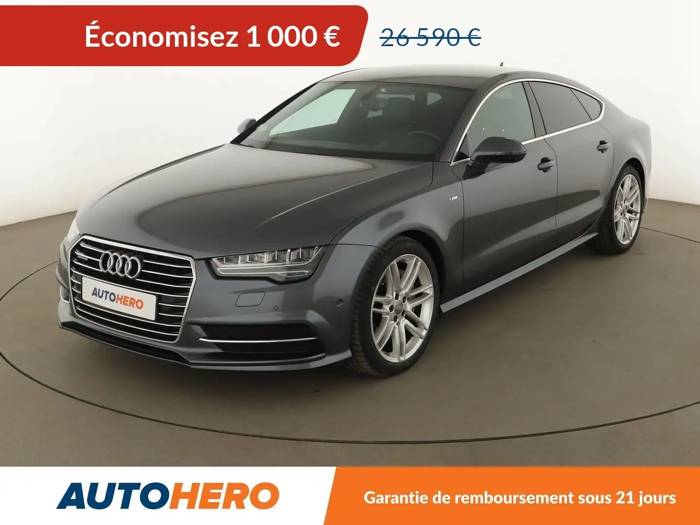 Audi A7 Sportback V6 3.0 BITDI S Line Quattro Tiptronic 8 Gris - 1
