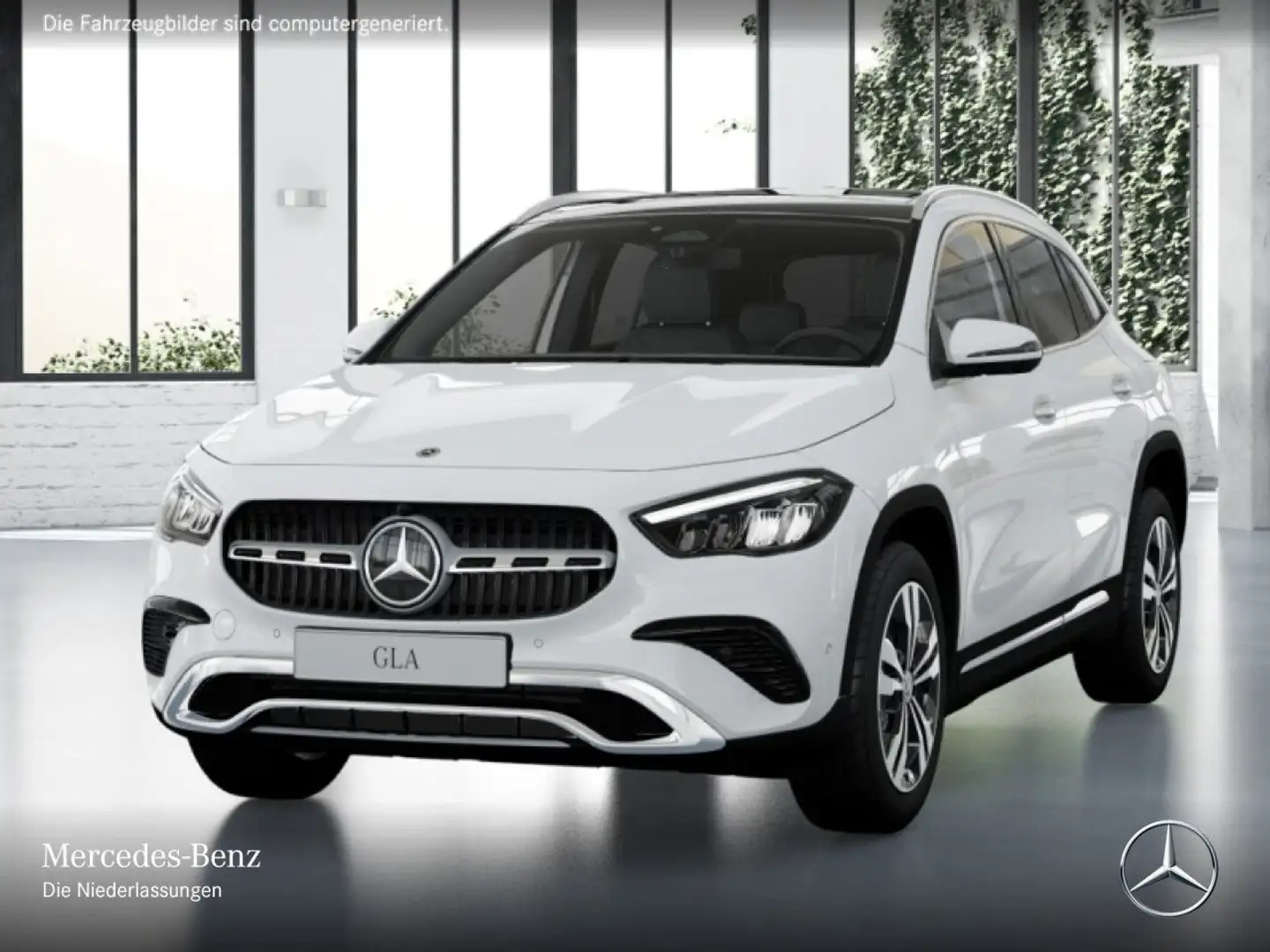 Mercedes-Benz GLA 200 PROGRESSIVE+PANO+360°+AHK+LED+TOTW+7G Weiß - 2