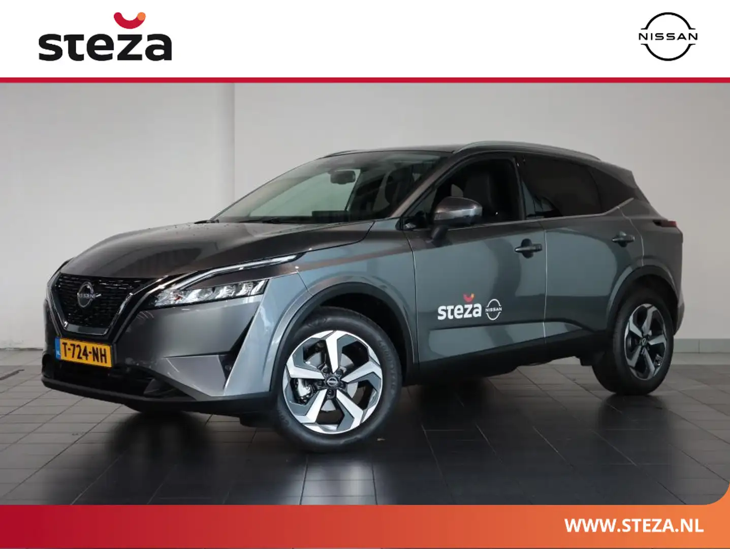 Nissan Qashqai 1.3 MHEV N-Connecta | Panoramadak | 360 Camera | A Grijs - 1