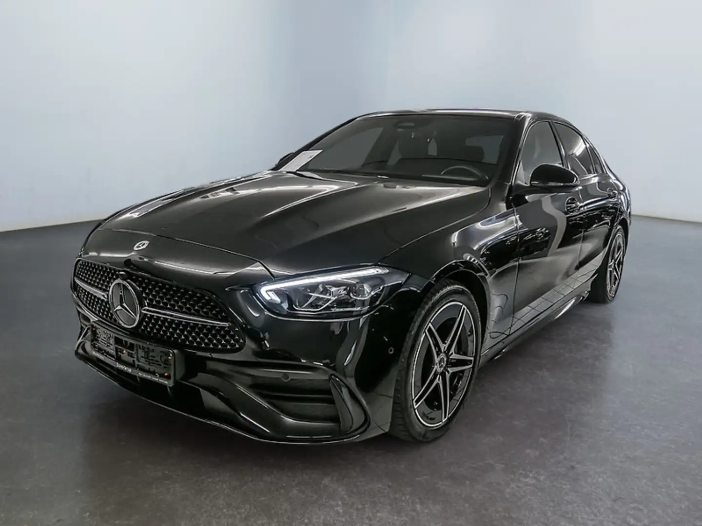 Mercedes-Benz C 200 d , AMG BURM NIGHT MEMO DISTR KAMERA PANO Schwarz - 2