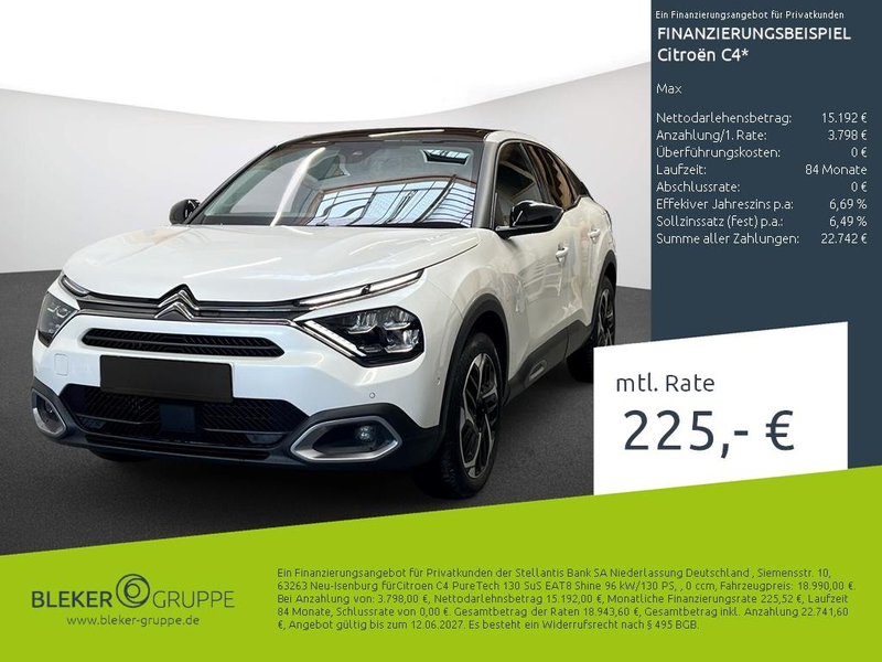 Citroen C4 PureTech 130 S&S EAT8 Shine