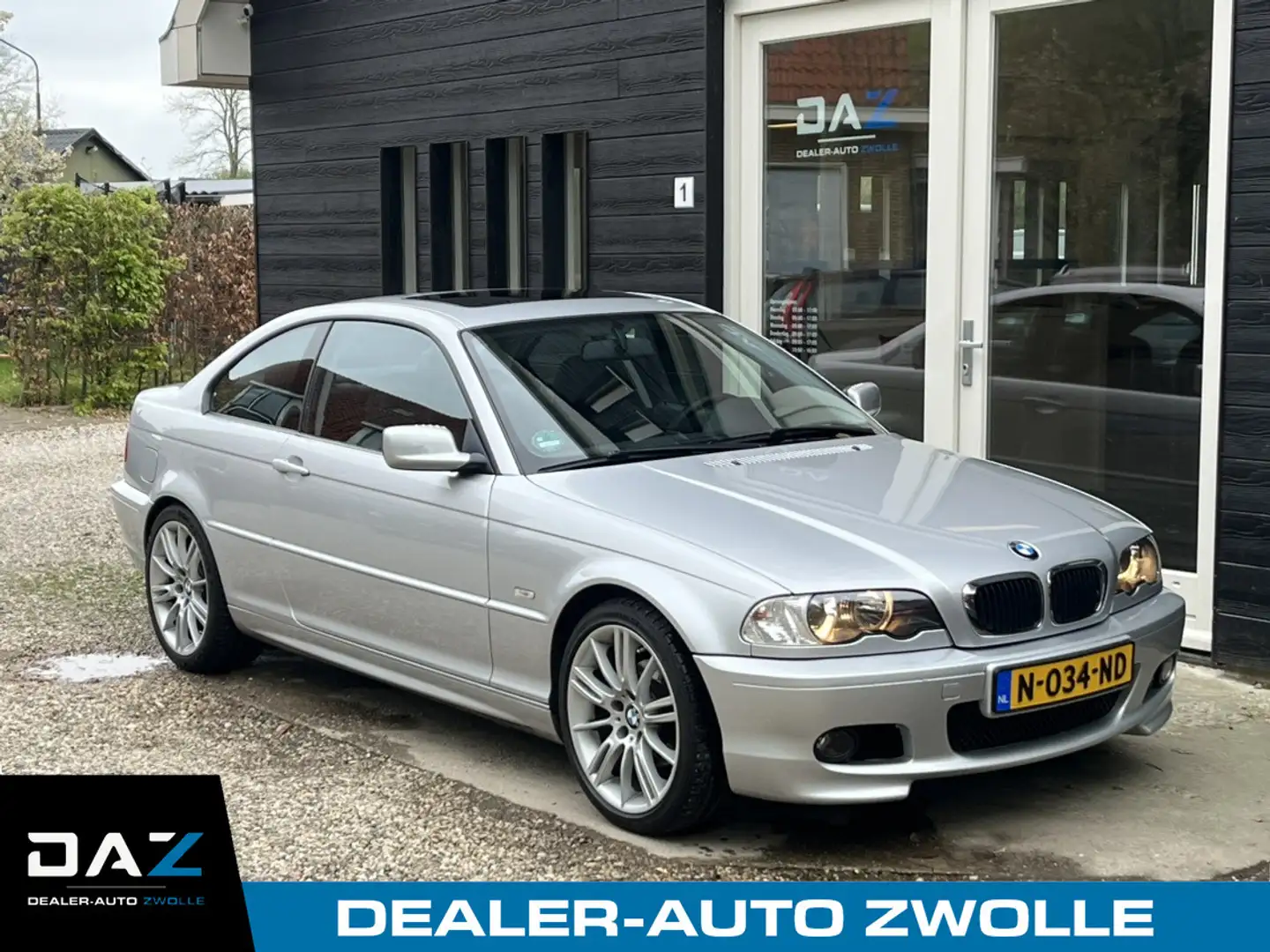 BMW 318 3-serie Coupé 318Ci Ecc/Audio/Leer/Dak/88000KM!! Šedá - 1