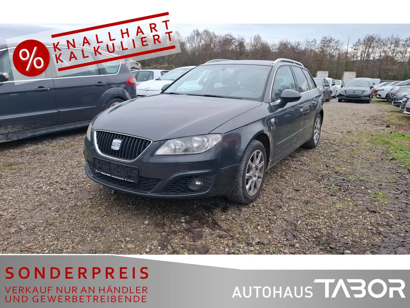 SEAT Exeo ST 2.0 TDI Style LM Klima PDC SHZ TÜV 11.27 Grau - 1