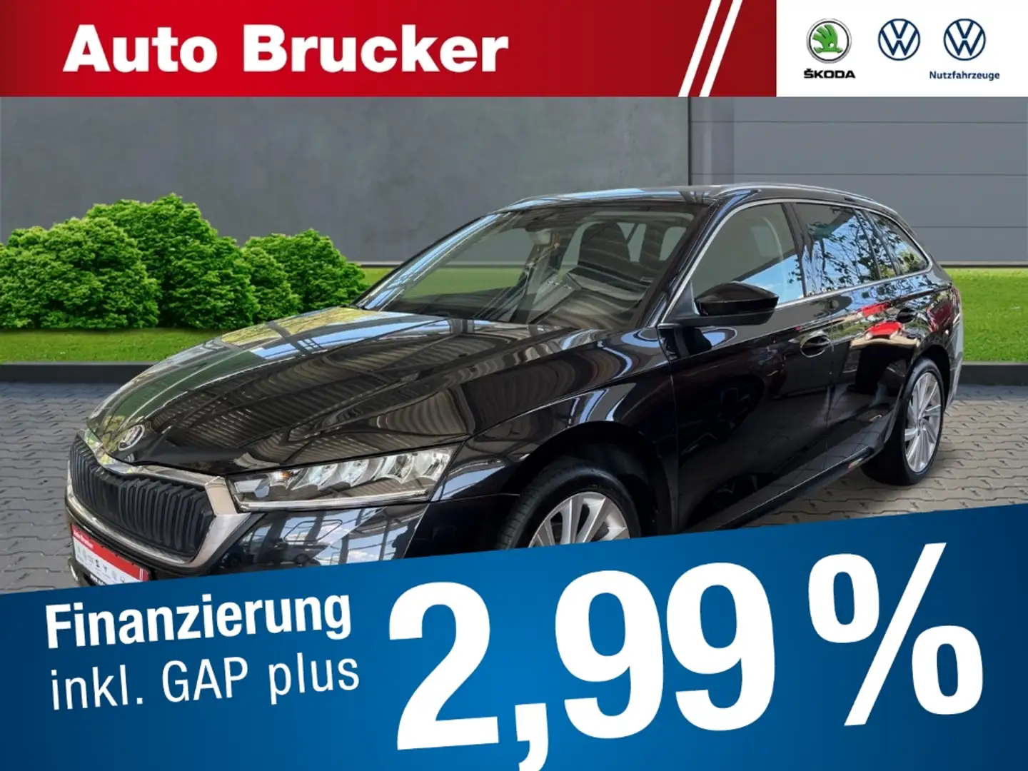 Skoda Octavia Combi First Edition 2.0 TDI+DSG+LED+AHK+NAVI+2-Zon Schwarz - 1