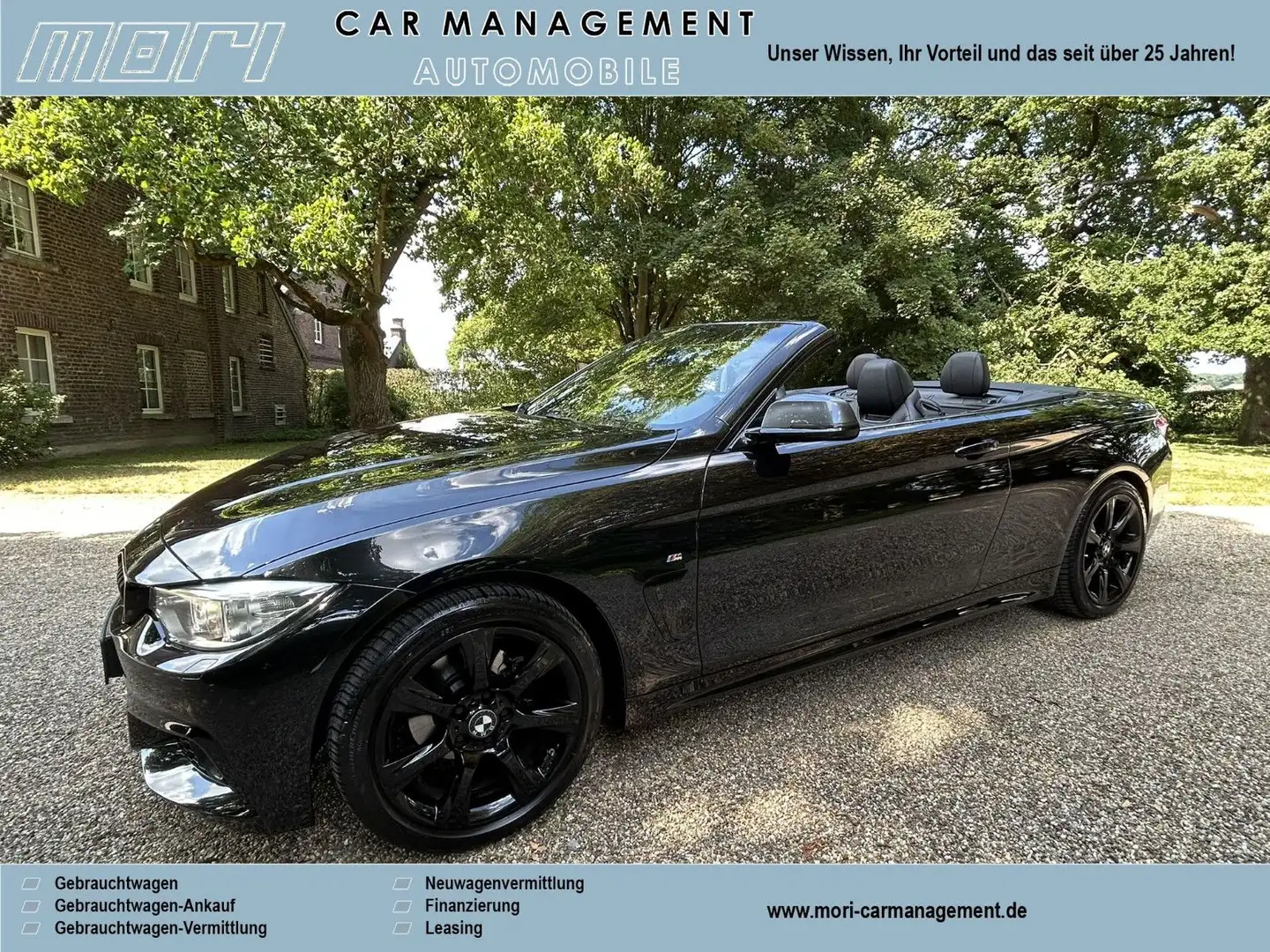 BMW 420 i Cabrio "SPORT PAKET M-TECHNIC" Negro - 1