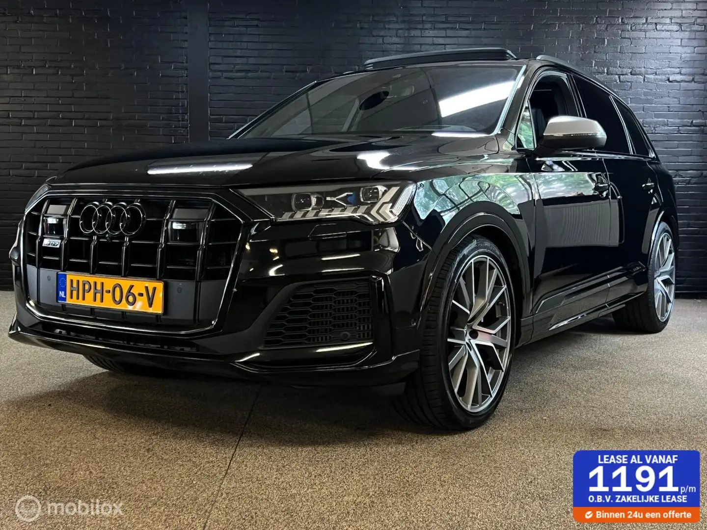 Audi SQ7 4.0 TFSI quattro * B&O * Soft-close * Night-vision Zwart - 1