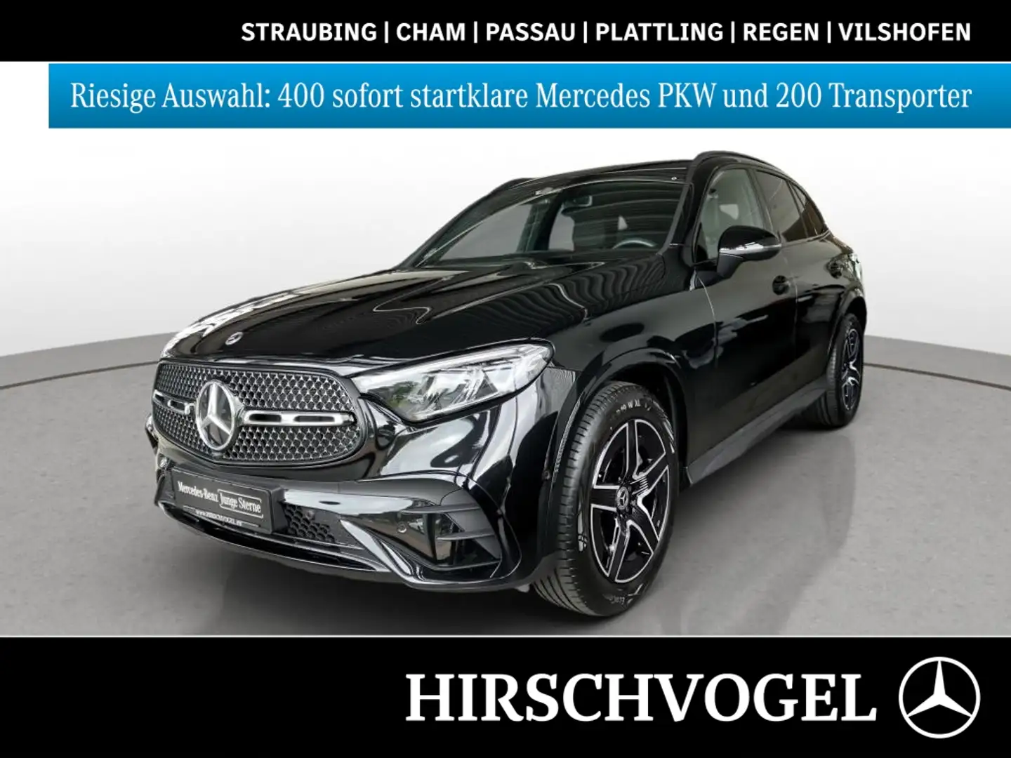 Mercedes-Benz GLC 300 d 4M AMG-Line+Night+AHK+DISTRONIC+Memory Schwarz - 1