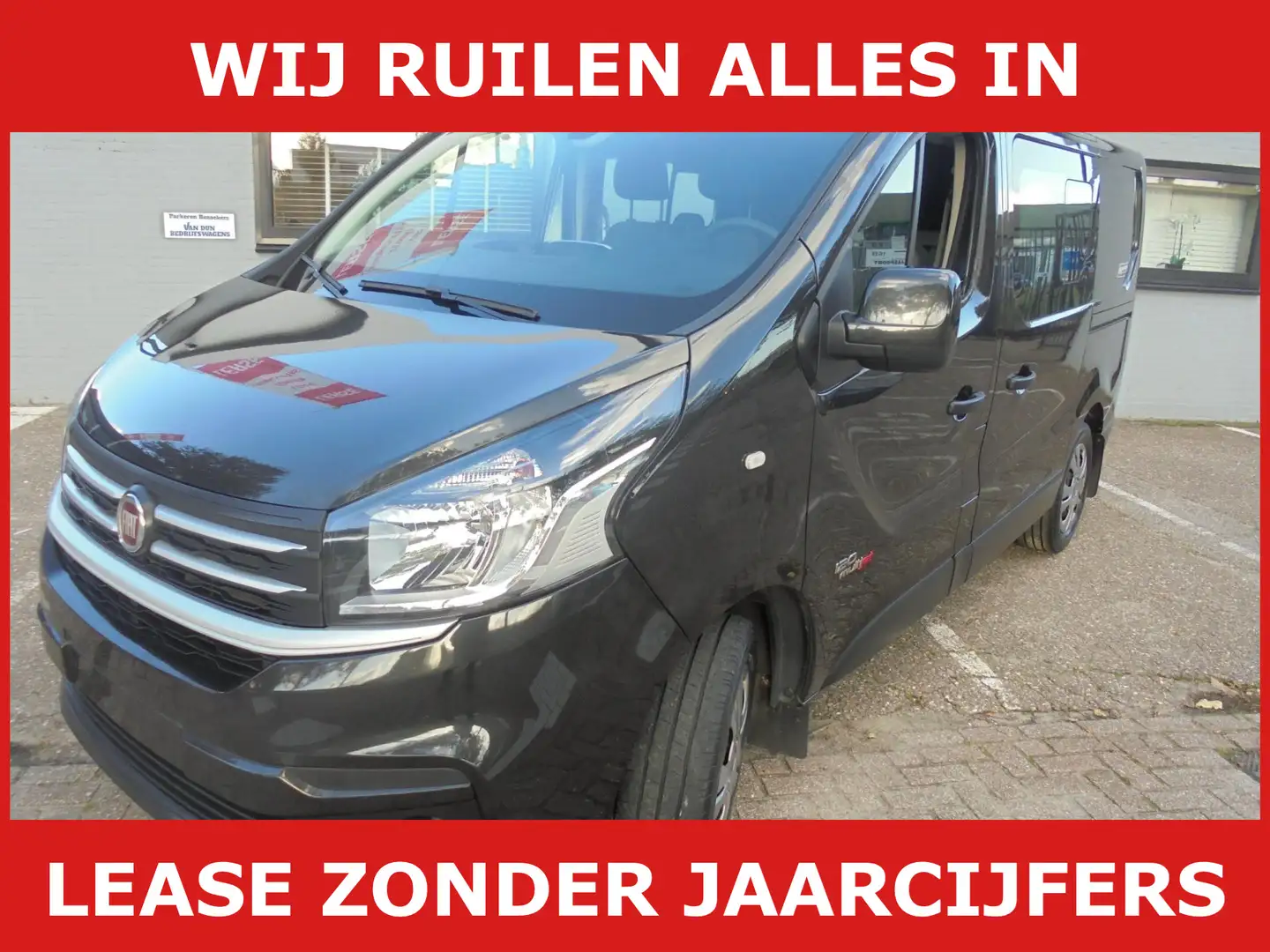 Fiat Talento 1.6 MJ L1H1 SX dubbel cabine export Schwarz - 1