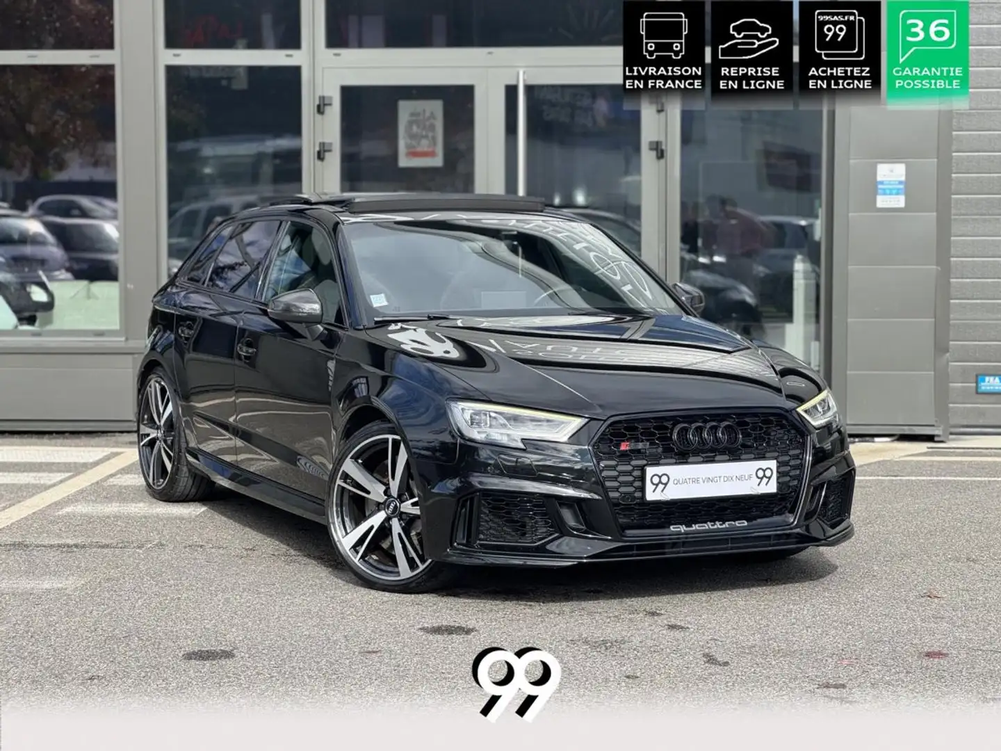 Audi RS3 SportBack 2.5 - 400 - BV S-tronic 8V2 SPORTBACK . TO - Bang & Olufsen LIVRAISON REPRISE Schwarz - 1