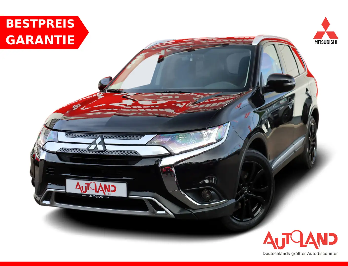 Mitsubishi Outlander 2.0 Diamant Edition AHK Navi Kamera Schwarz - 1