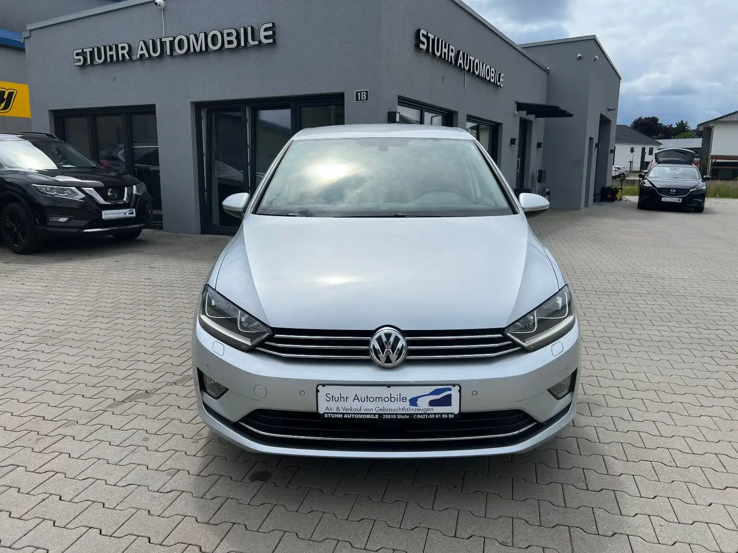 Volkswagen Golf Sportsvan VII Allstar 1.4 Std.H SHZ AHK PDC Argent - 1