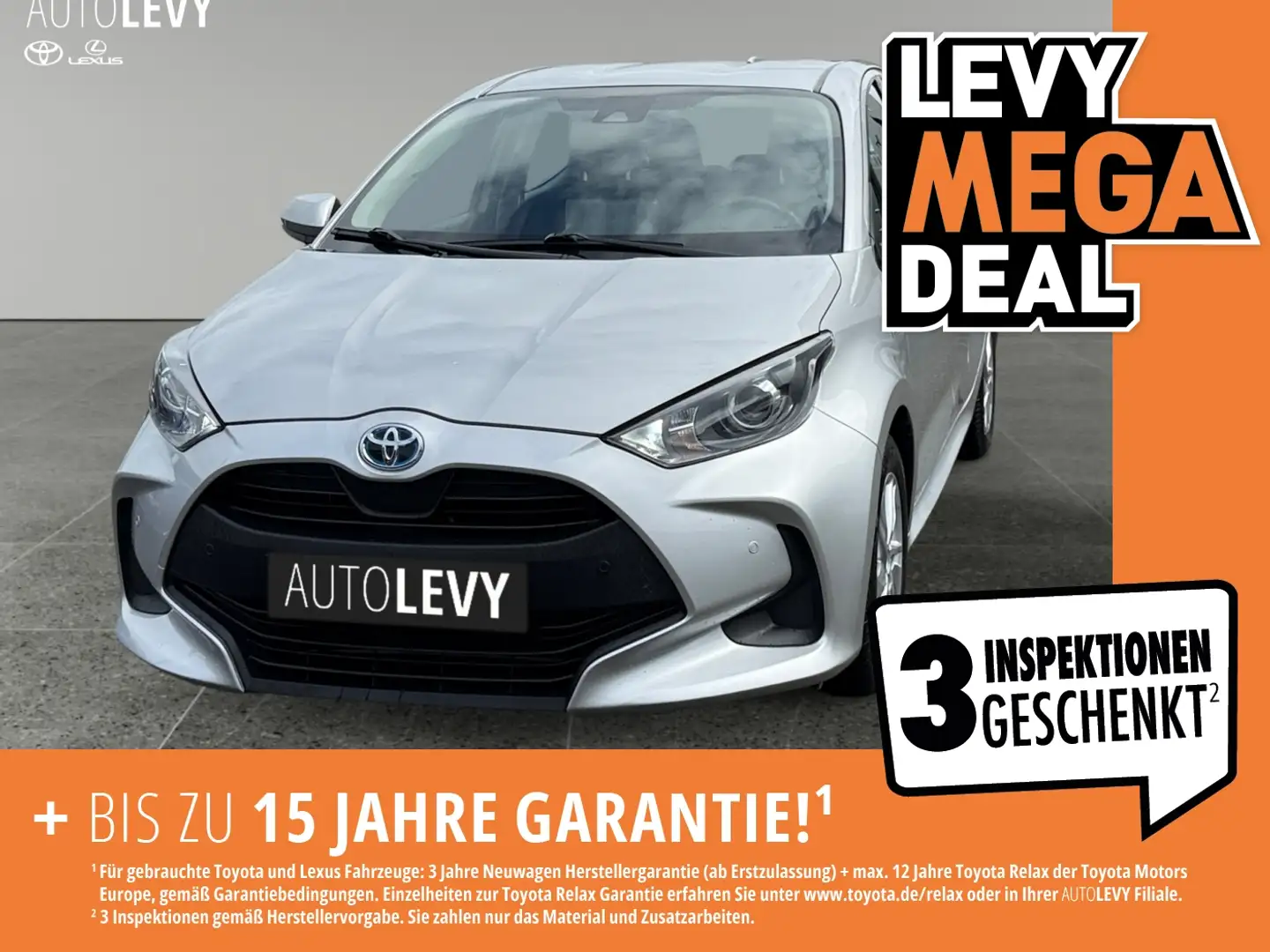 Toyota Yaris 1.5 Hybrid Business ++CarPlay+Sitzheizung++ Zilver - 1