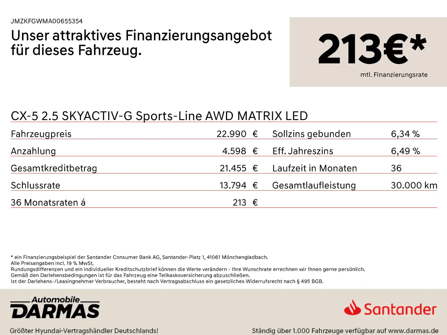 Mazda CX-5 CX-5 2.5 SKYACTIV-G Sports-Line AWD MATRIX LED Rot - 2