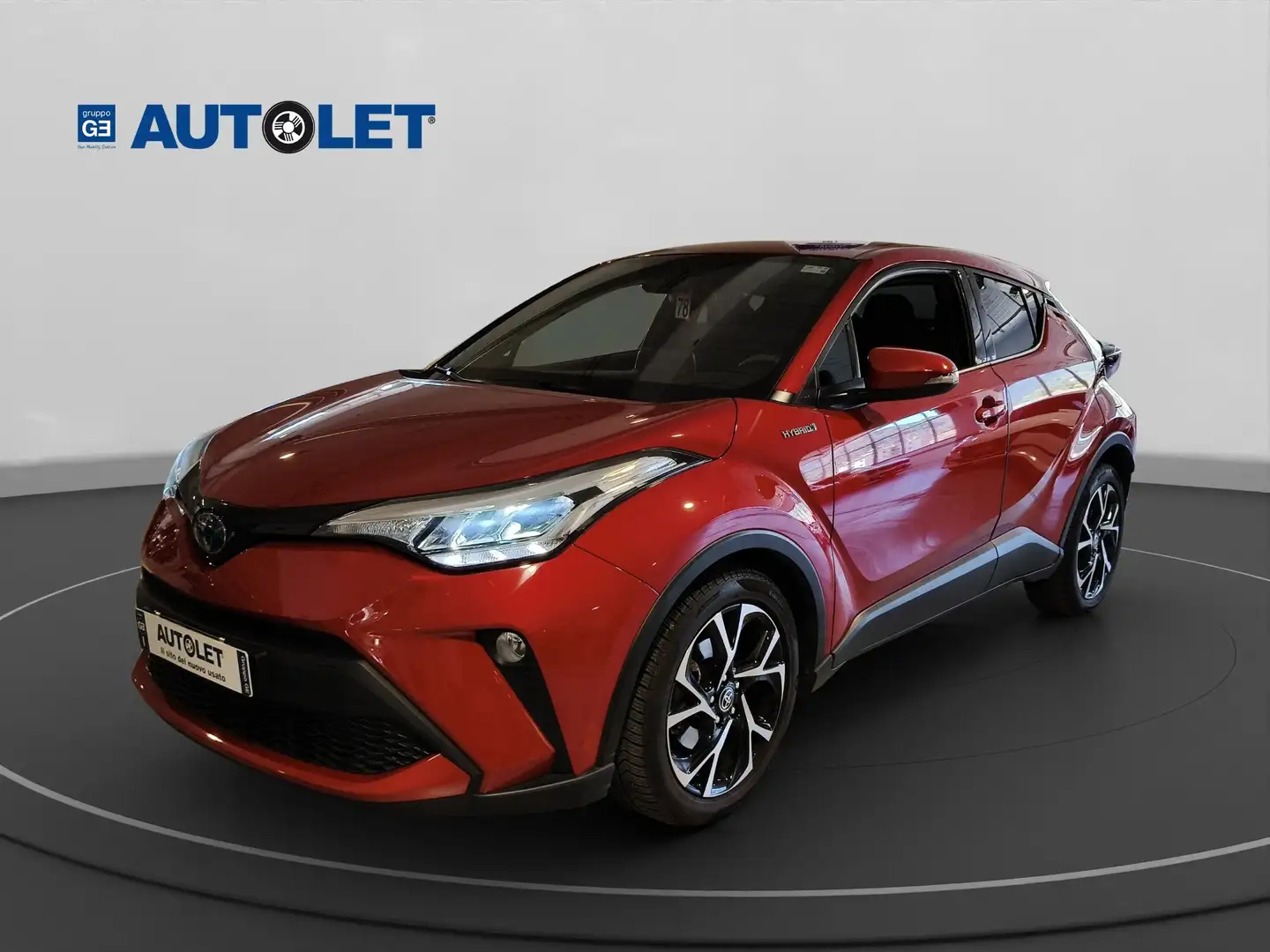 Toyota C-HR C-HR I 2020 1.8h Trend e-cvt Rosso - 1
