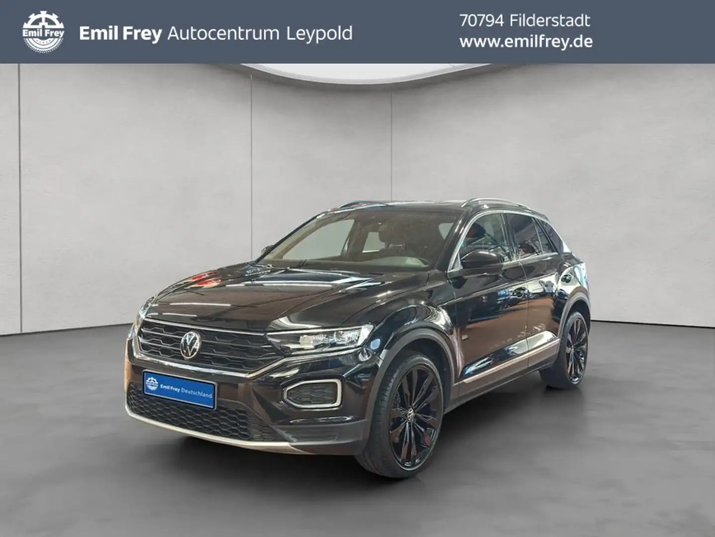 Volkswagen T-Roc 1.5 TSI DSG Pano Navi Schwarz - 1