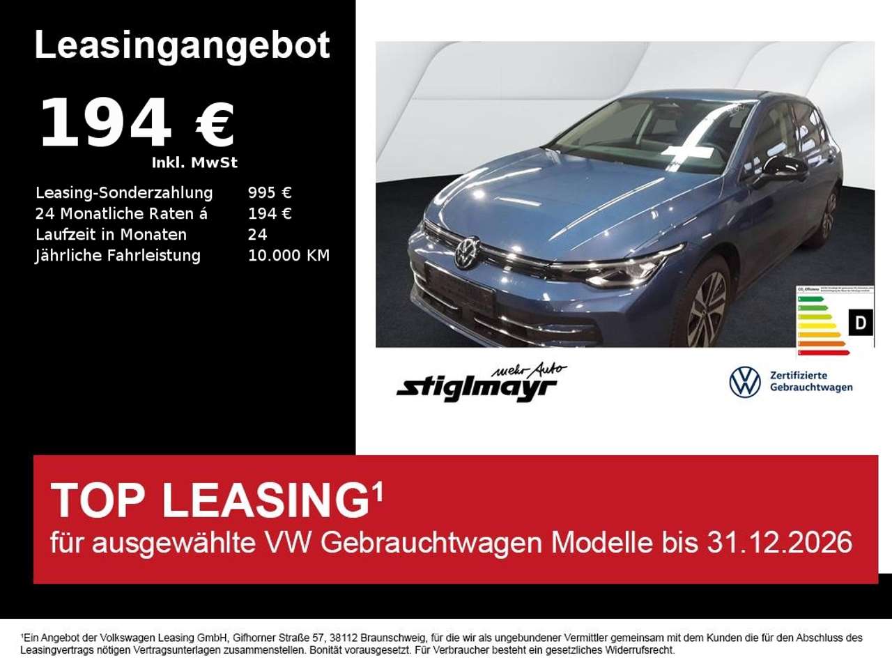 Volkswagen Golf 2026