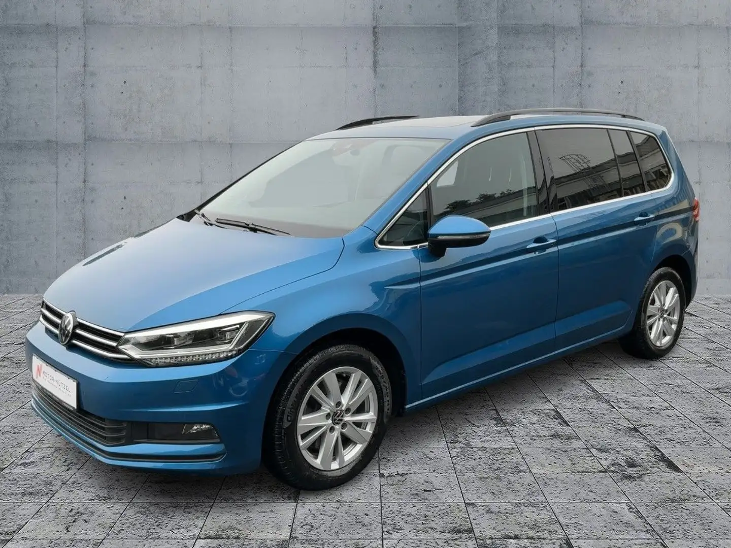 Volkswagen Touran 1.5 TSI CL LED+NAVI+AHK+PANO+STDHZG+ACC Blau - 2